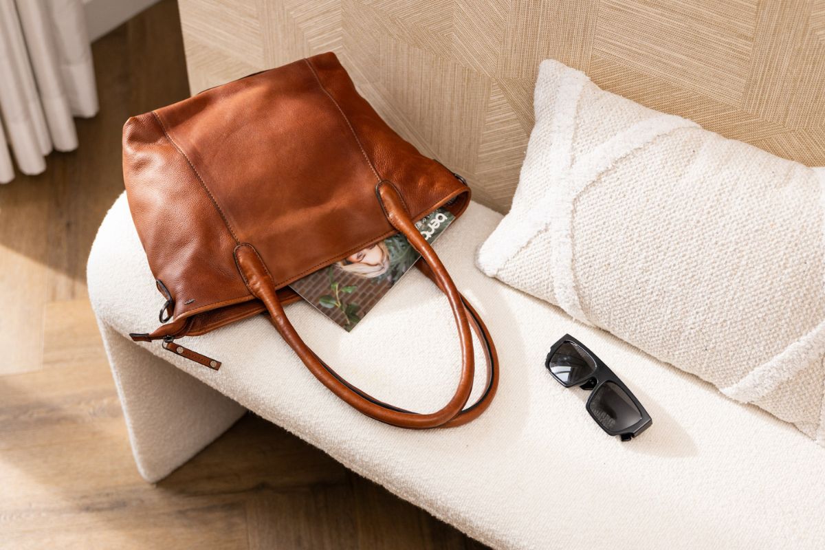 Berba Lucca shopper tas in gebruik
