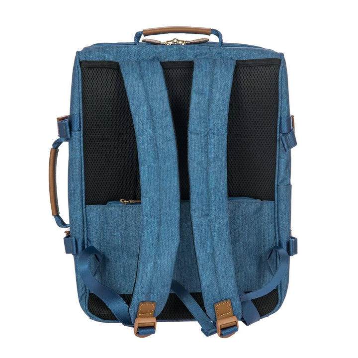Achterkant van de Bric's underseater rugzak jeans #kleur_jeans
