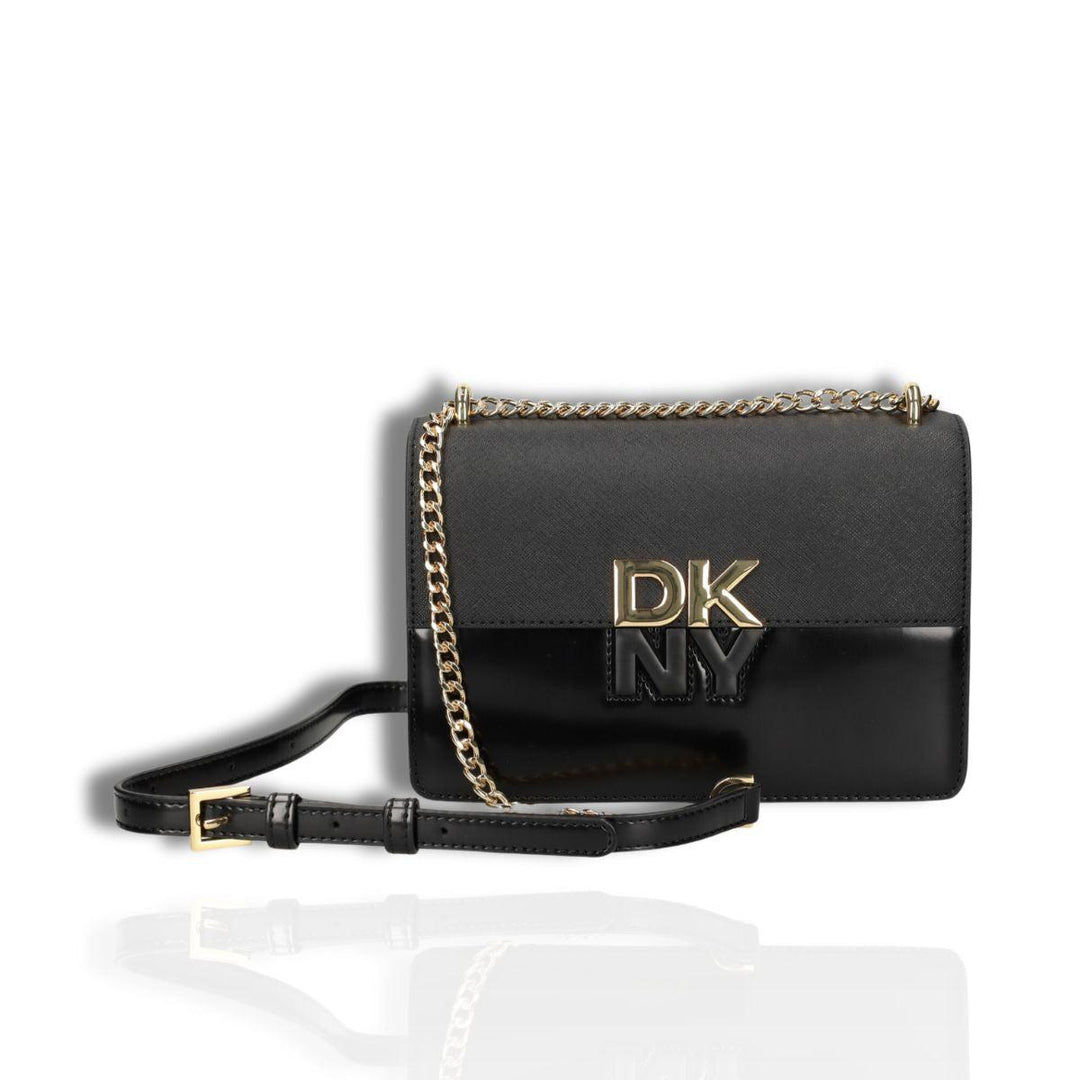 Voorkant DKNY Echo Chain black-gold #kleur_black