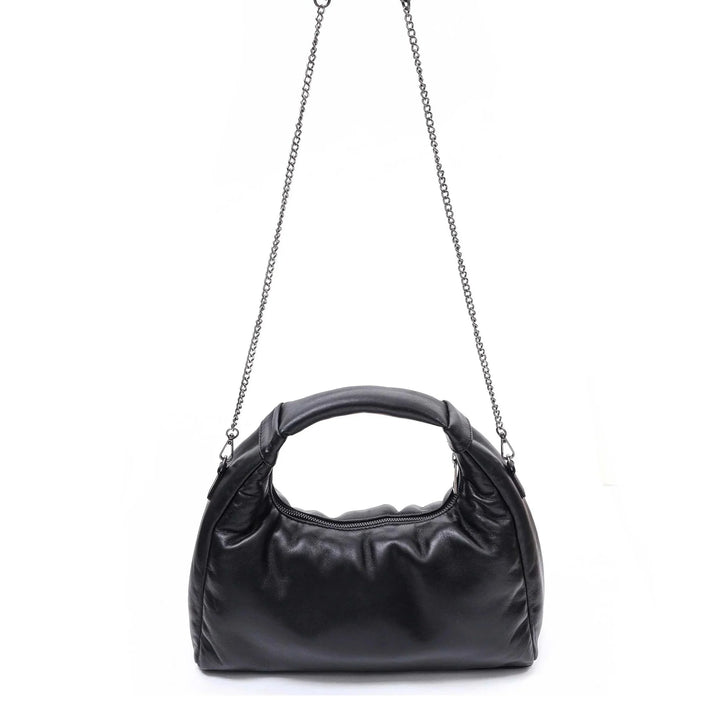 Voorkant Nunoo Dandy puffed sheep black #kleur_black
