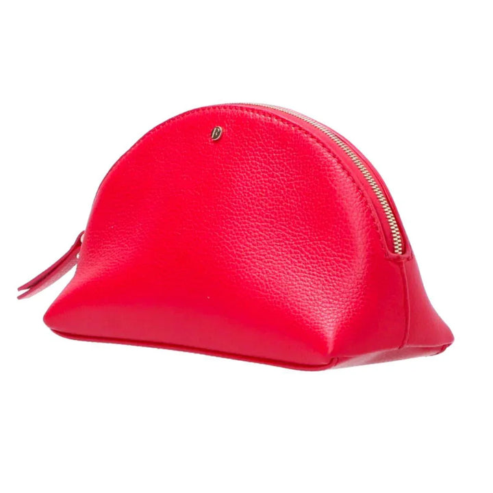 Voorzijde FMME Make-up tasje grain rood #kleur_rood