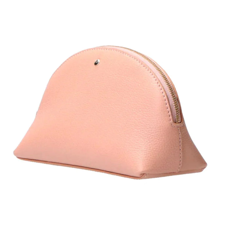 Voorzijde FMME Make-up tasje grain roze #kleur_roze