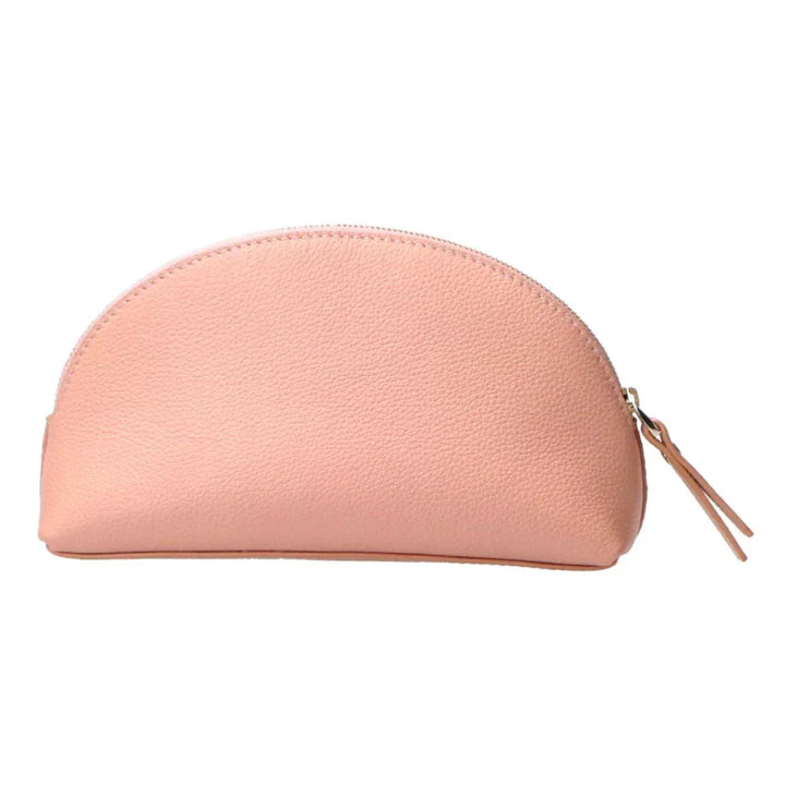 Achterkant FMME Make-up tasje grain roze #kleur_roze