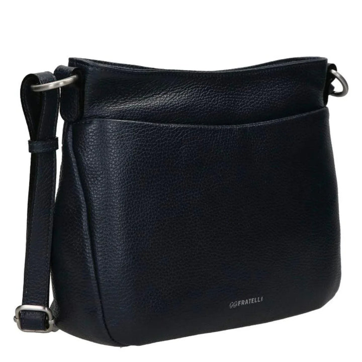 Gigi Fratelli | ROM 0169 Leren schoudertas - Gielen Lederwaren Bussum #kleur_navy