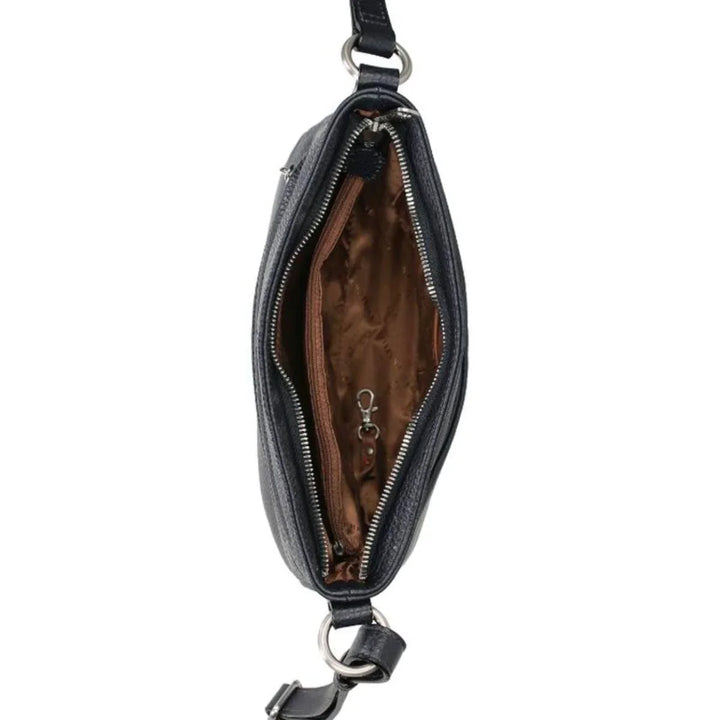 Gigi Fratelli | ROM 0169 Leren schoudertas - Gielen Lederwaren Bussum #kleur_navy