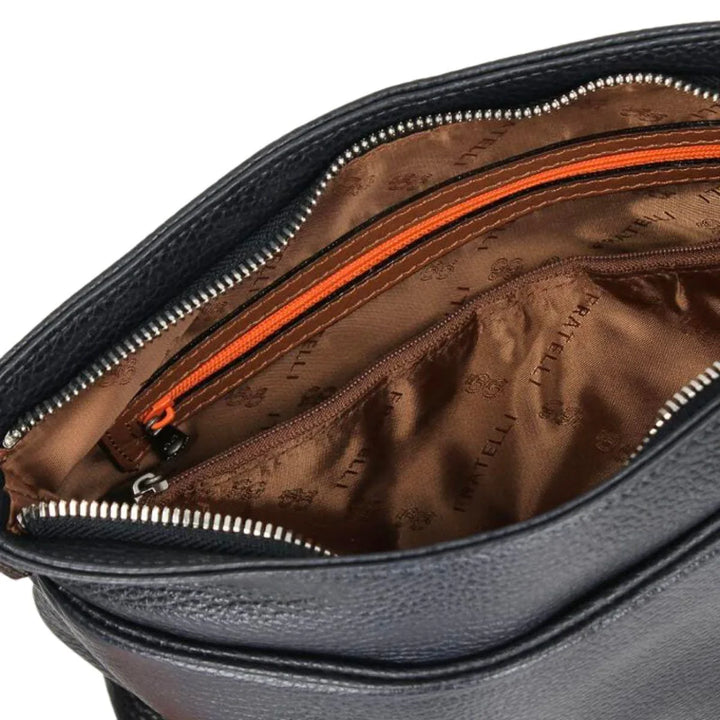 Gigi Fratelli | ROM 0169 Leren schoudertas - Gielen Lederwaren Bussum #kleur_navy