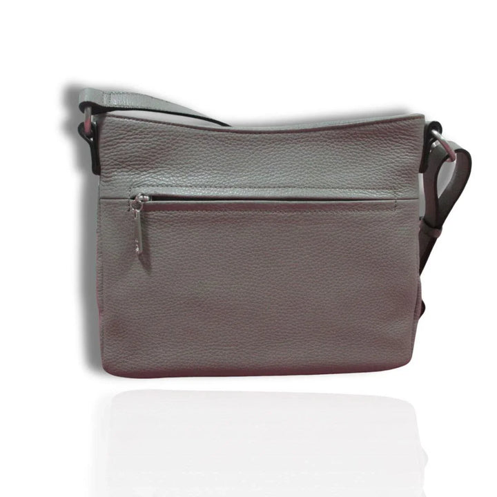 Achterkant Gigi Gratelli ROM0169 schoudertas grijs #kleur_grijs