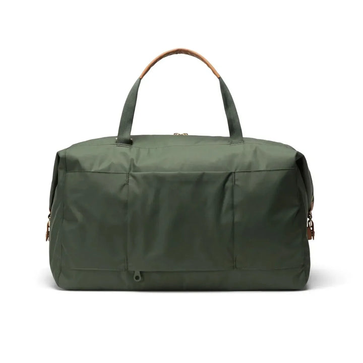 Achterkant van de Herschel Maia weekender Thyme #kleur_thyme