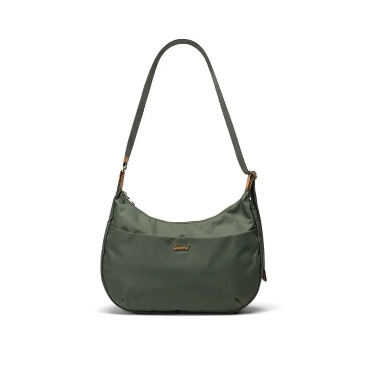 Voorkant van de Herschel Yara schoudertas Thyme #kleur_thyme