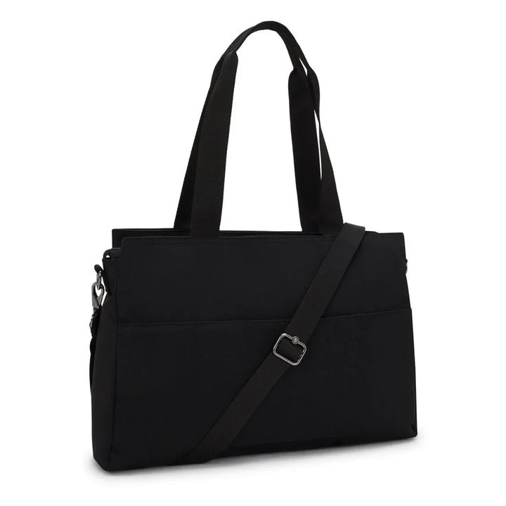 Achterkant van de Kipling Elysia work dames werktas 15,6 inch zwart #kleur_zwart