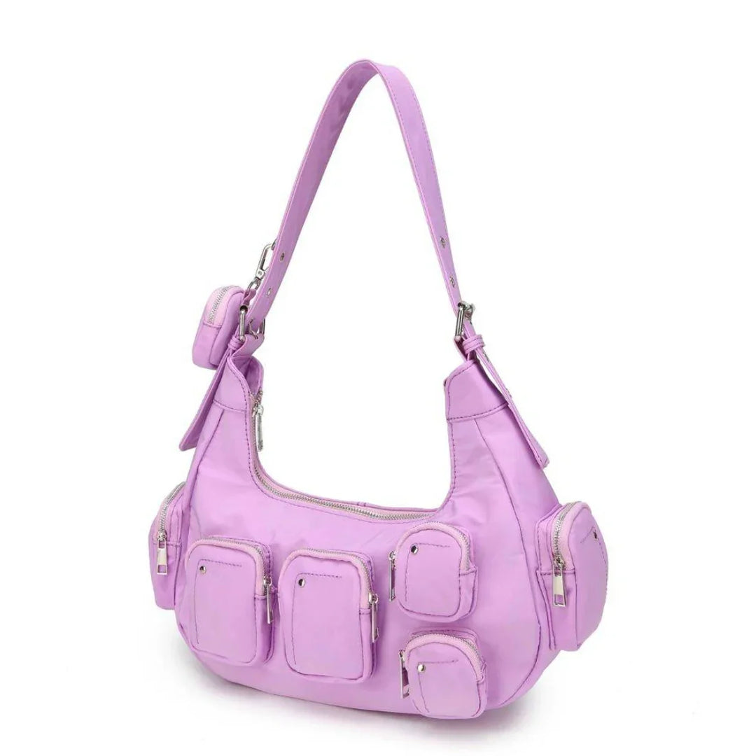 Voorzijde Nunoo Sally pocket Paarss #kleur_paars