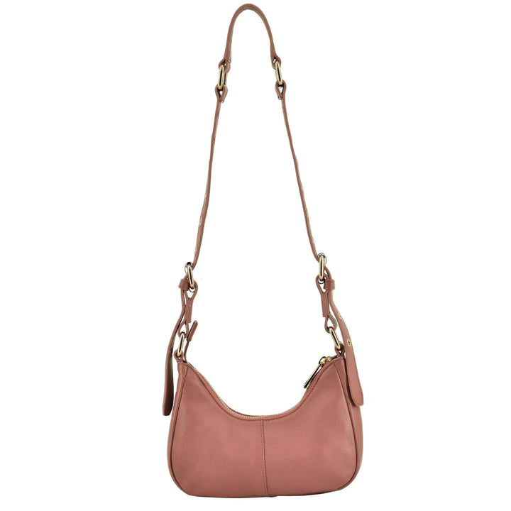 Achterkant Nunoo Palma Cozy schoudertas dusty #kleur_dusty