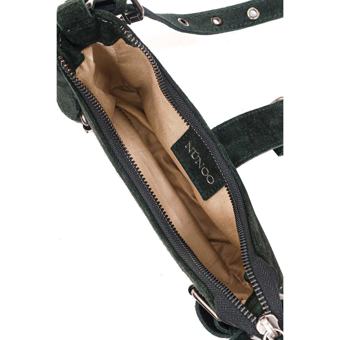Binnenkant Nunoo Palma suede donkergroen #kleur_donkergroen