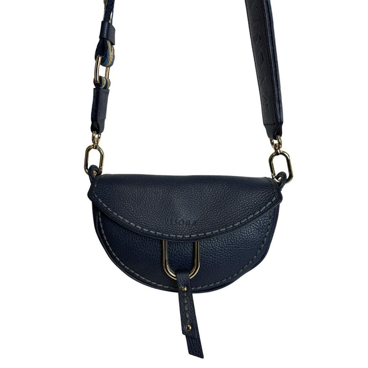 Voorkant met schouderriem #kleur_navy