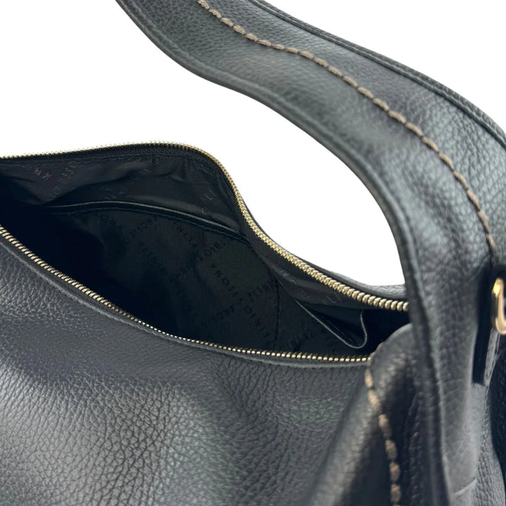 Binnenkant Plinio Visona 23596 Leren schoudertas black #kleur_black