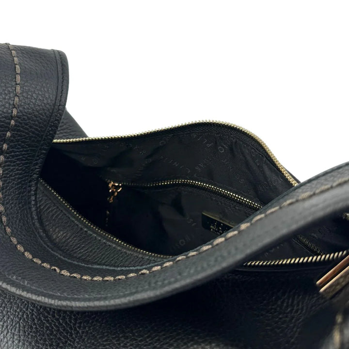 Binnenkant Plinio Visona 23596 Leren schoudertas black #kleur_black