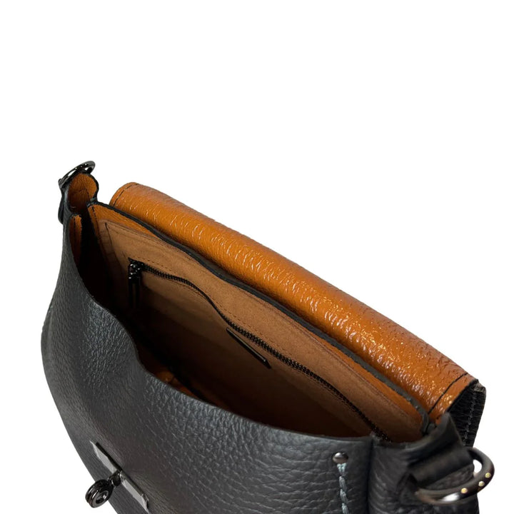 Binnenkant Plinio Visona  23611 leren schoudertas black #kleur_black