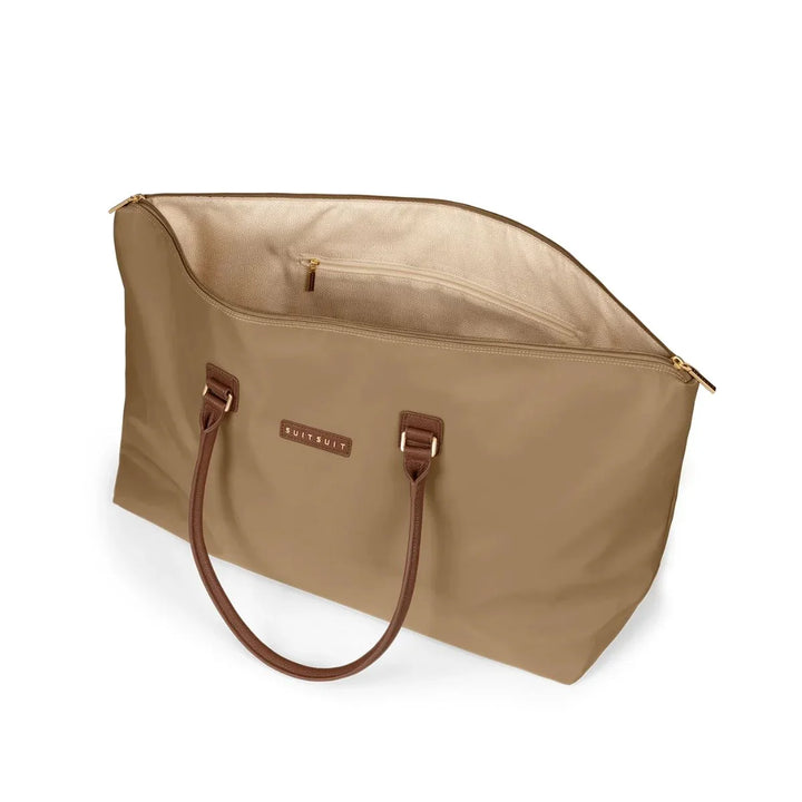 Binnenkant van de Suitsuit travel tote cuban-sand #kleur_cuban-sand