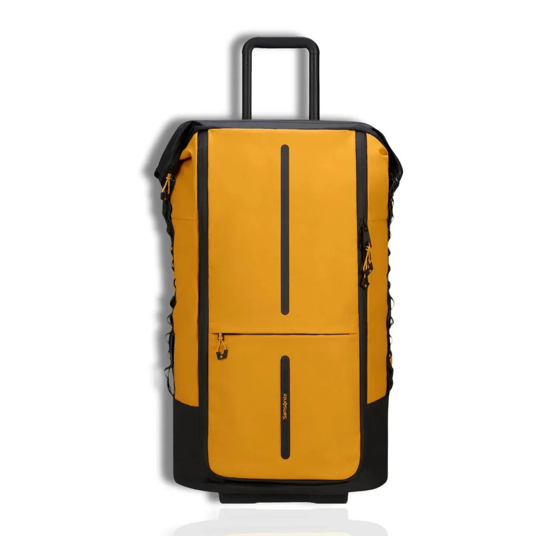 Voorkant Samsonite Ecodiver opvouwbare reistas in het geel #kleur_geel