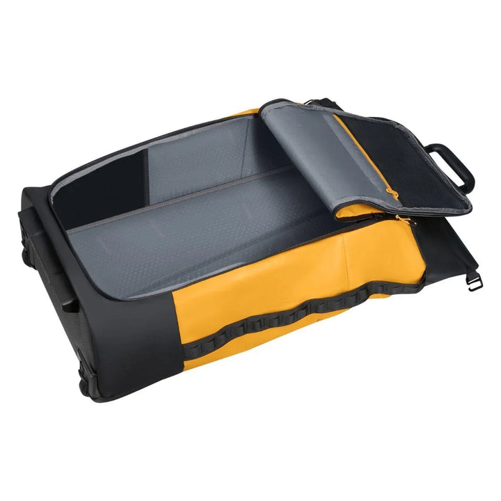 Binnenkant Samsonite Ecodiver opvouwbare reistas in het geel #kleur_geel