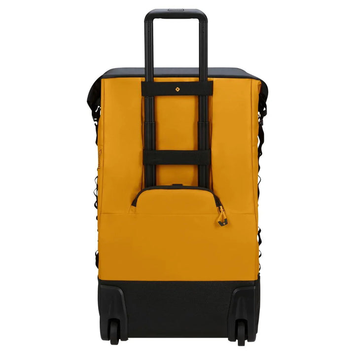 Achterkant Samsonite Ecodiver opvouwbare reistas in het geel #kleur_geel