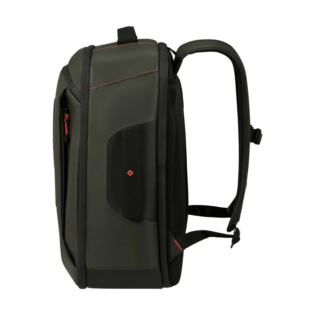 Zijkant van de Samsonite Ecodiver underseater M donkergroen #kleur_donkergroen