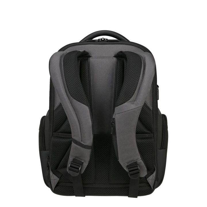 Achterkant Samsonite Pro DLX 6 15,6 EXP laptop rugzak grijs #kleur_grijs