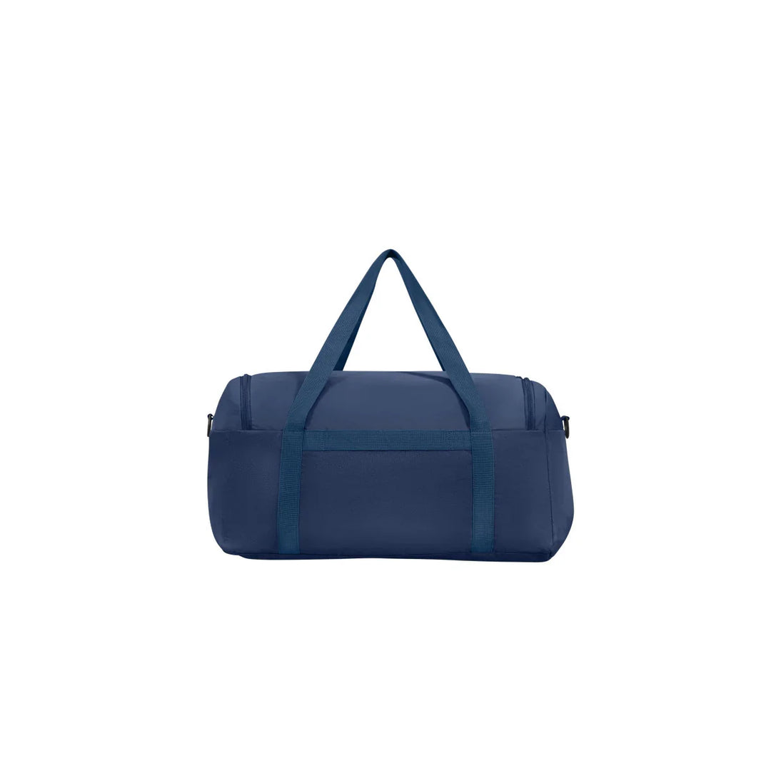 Achterkant van de Samsonite TA Revolution duffle M navy #kleur_navy