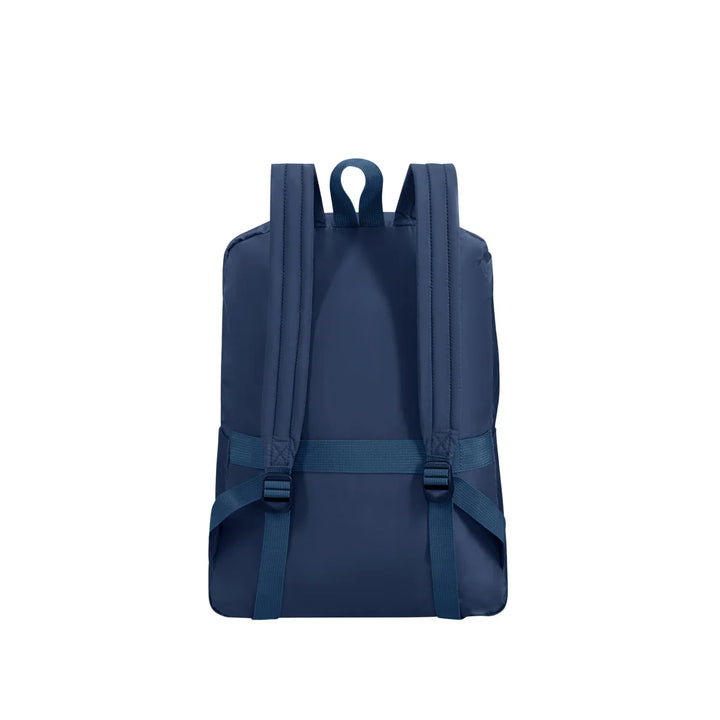 Achterkant  van de Samsontie TA revolution opvouwbare rugzak navy #kleur_navy