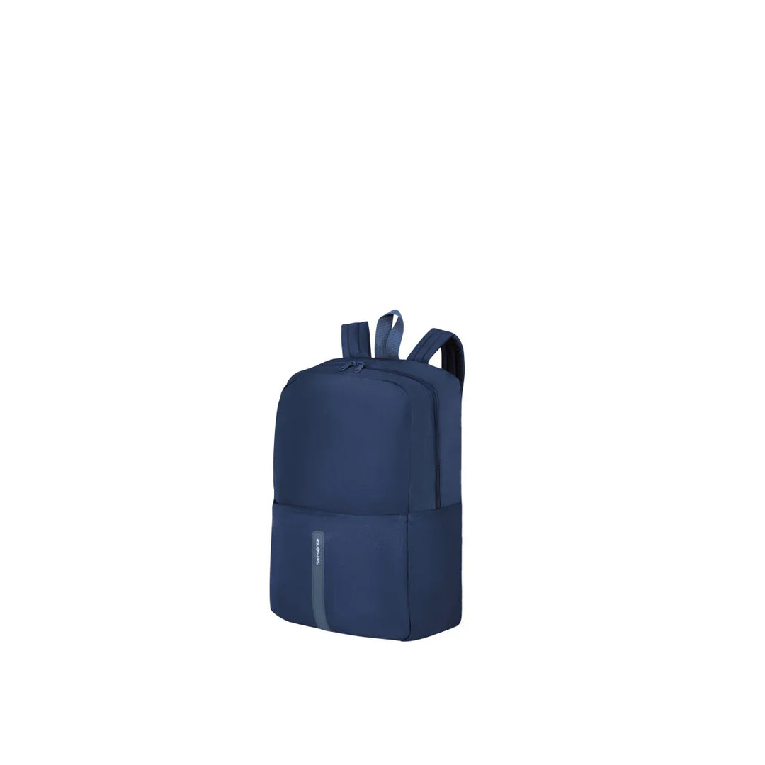 Voorzijde  van de Samsontie TA revolution opvouwbare rugzak navy #kleur_navy