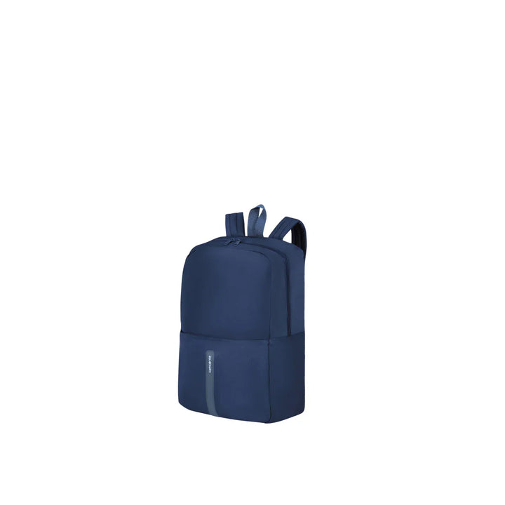 Voorzijde  van de Samsontie TA revolution opvouwbare rugzak navy #kleur_navy