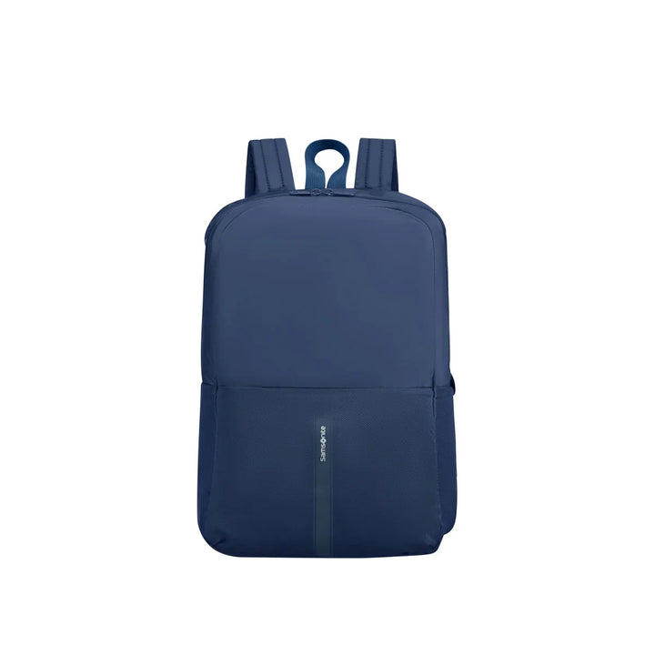 Voorkant van de Samsontie TA revolution opvouwbare rugzak navy #kleur_navy
