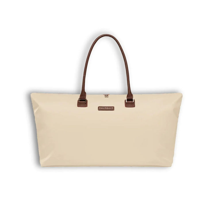 Voorkant van de Suitsuit travel tote wit #kleur_wit
