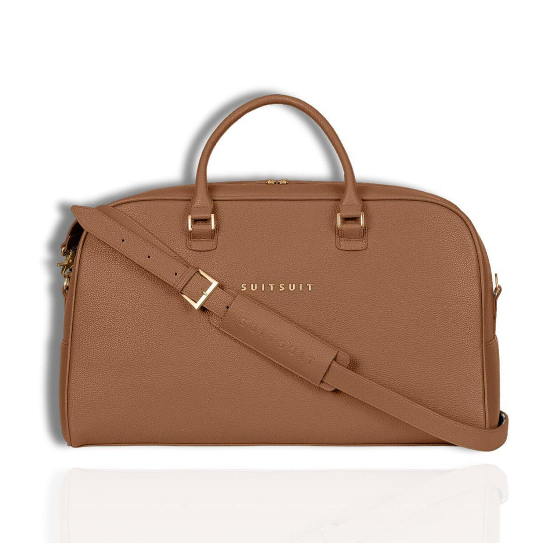 Voorkant Suitsuit Fab Seventies weekender camel #kleur_camel