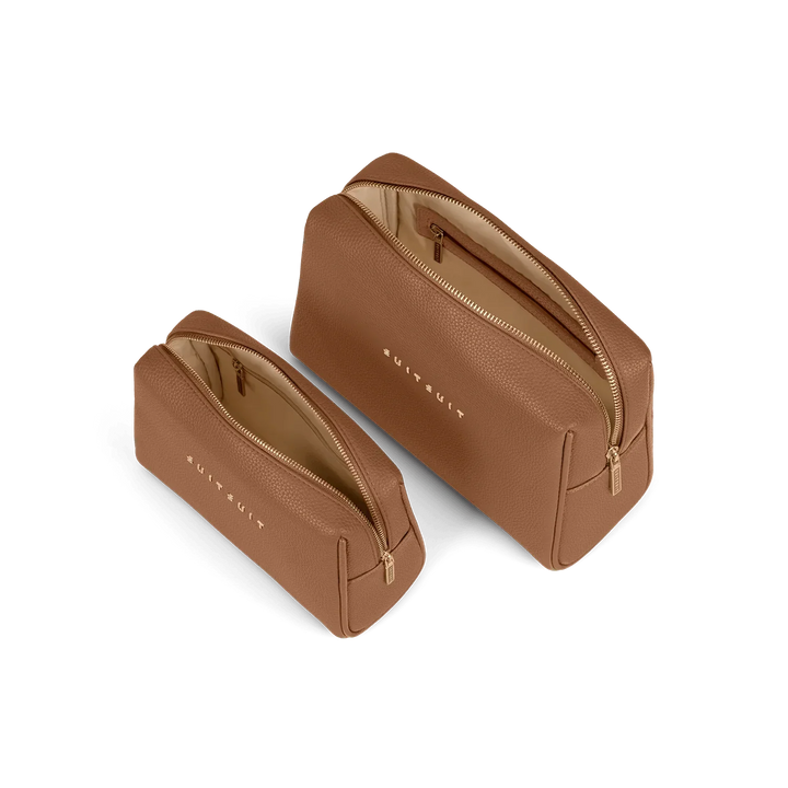 Binnenkant van de SuitSuit Fab seventies Beauty set camel #kleur_camel