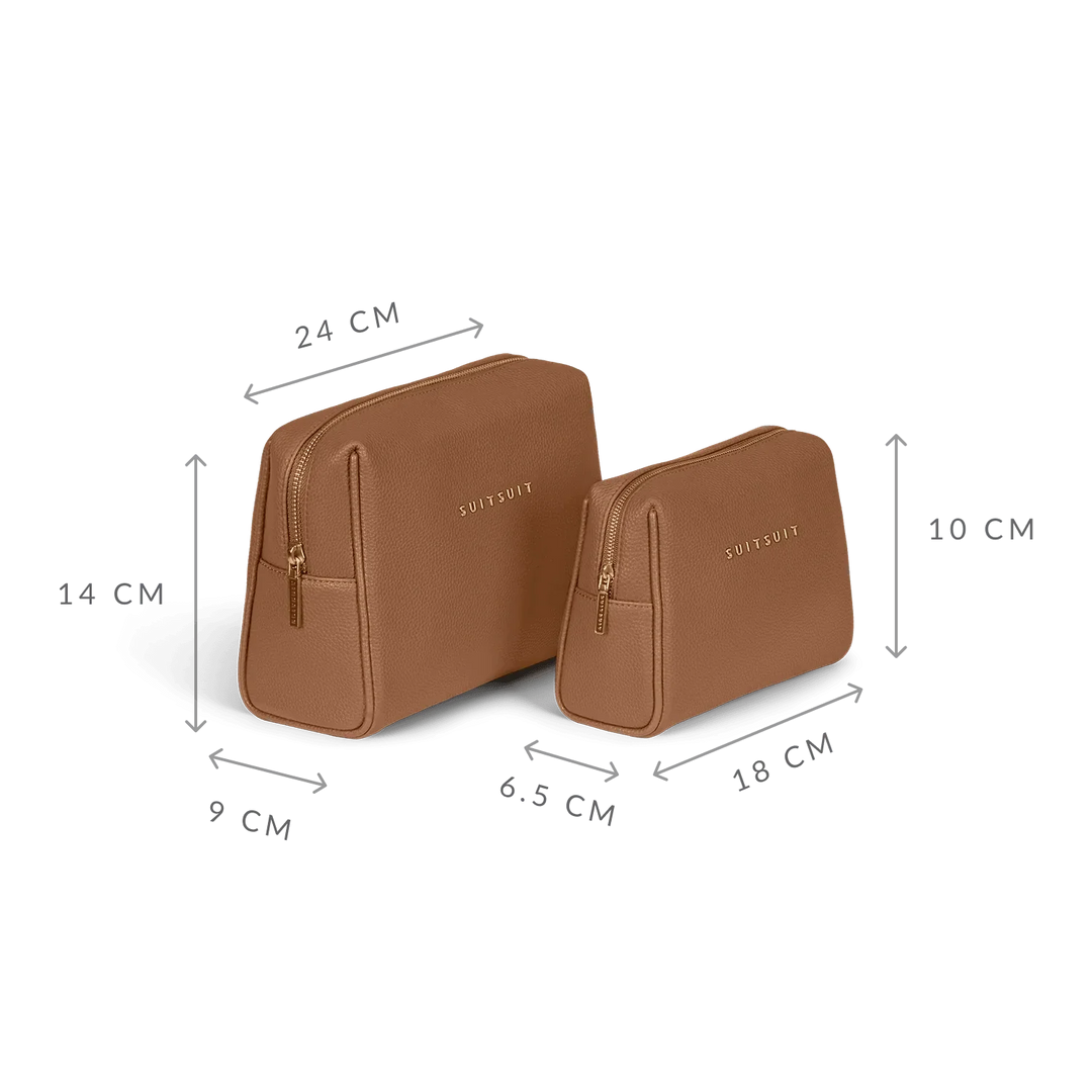 Voorzijde van de SuitSuit Fab seventies Beauty set camel #kleur_camel