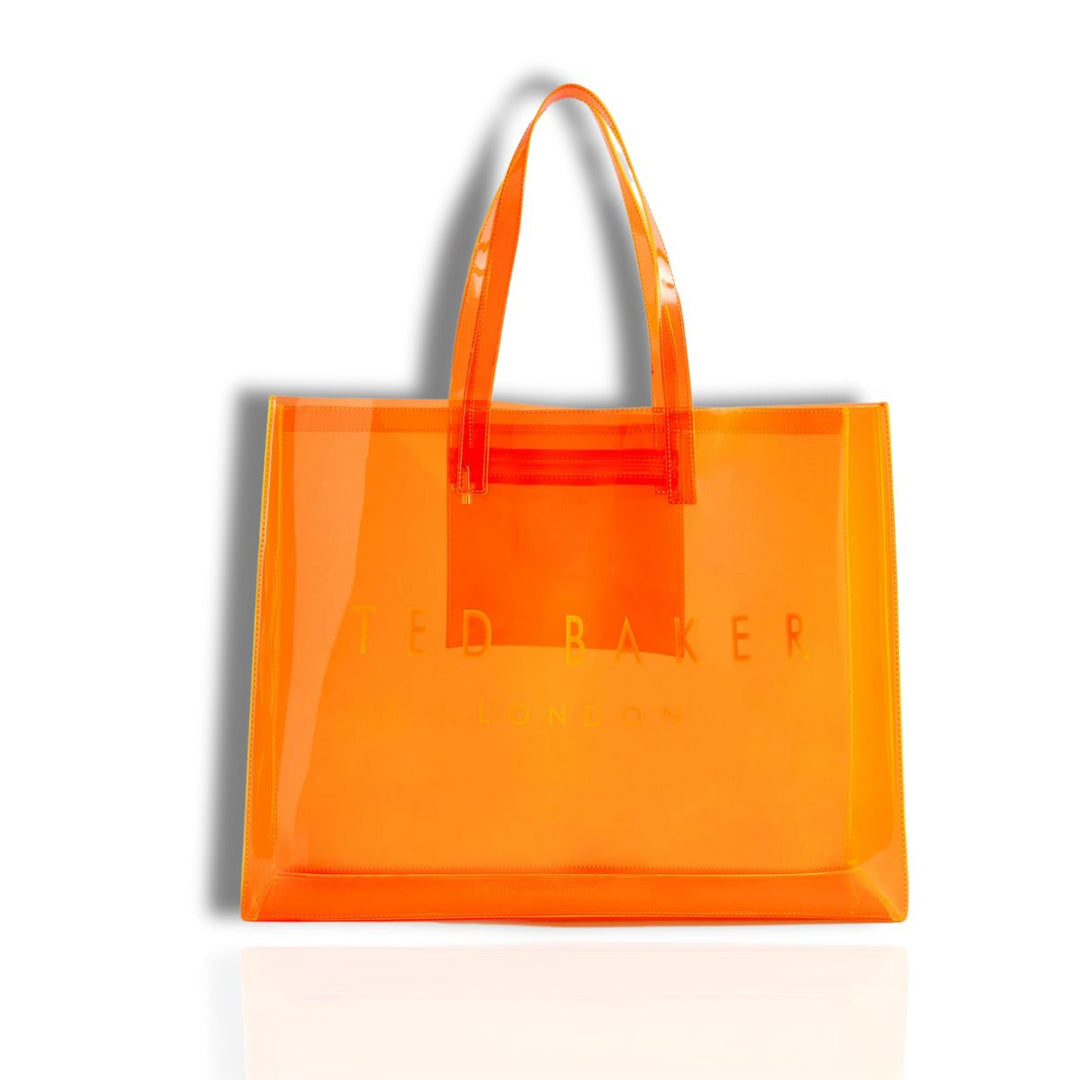 Voorkant Ted Baker Allicon icon shopper XL oranje #kleur_oranje