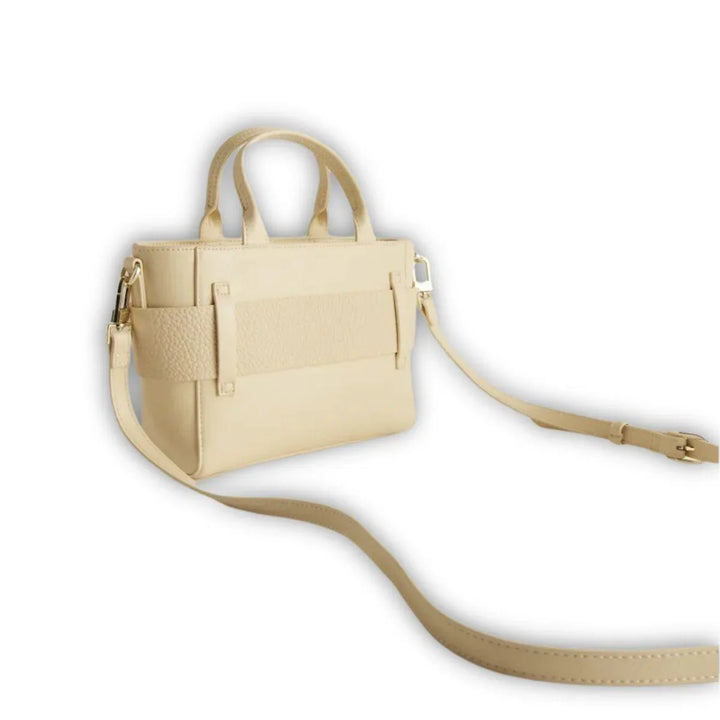 Achterkant Ted Baker | Jimisie mini Bow | Leren Handtas cream #kleur_cream