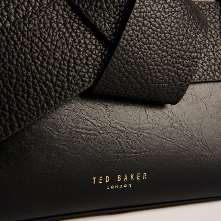 Details van het leer #kleur_zwart