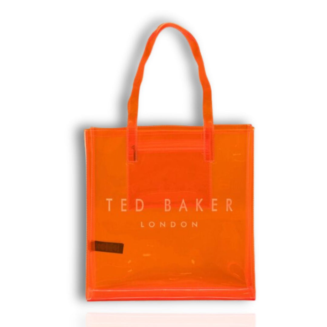 Voorkant Ted Baker Croccon Icon shopper oranje #kleur_oranje