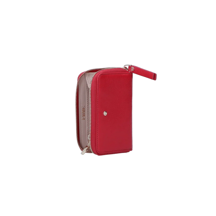 Binnenkant Fmme kleine leren portemonnee rood #kleur_rood