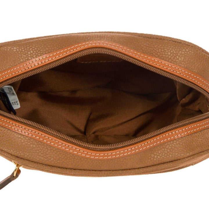 Binnenkant Bric's Life schoudertas camel #kleur_camel