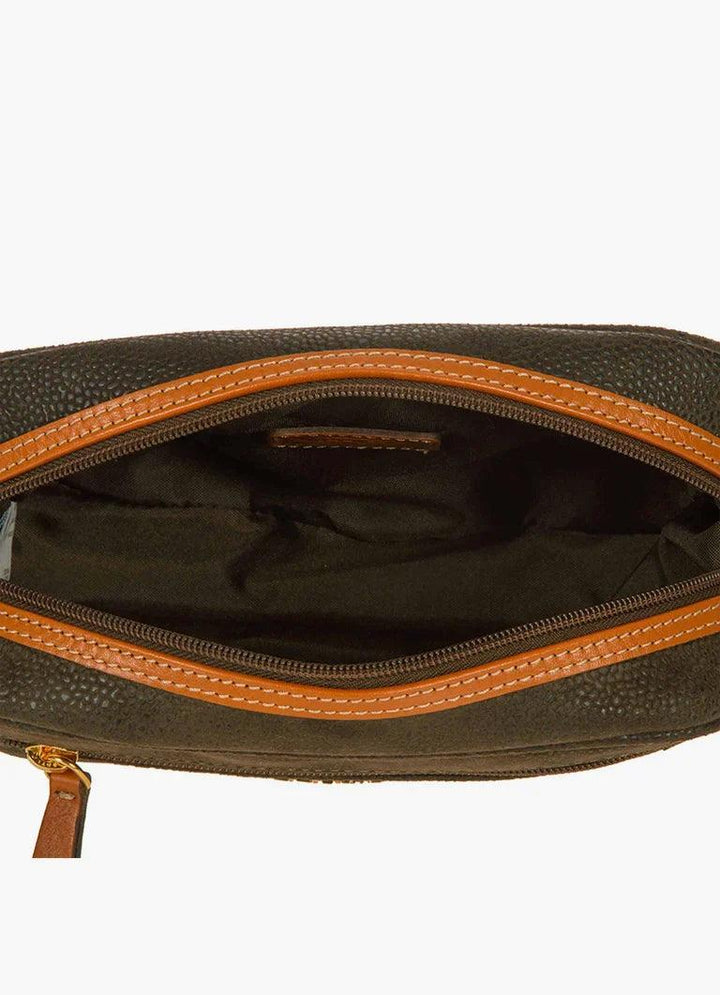Binnenkant  Bric's Life schoudertas Olijf #kleur_olijf
