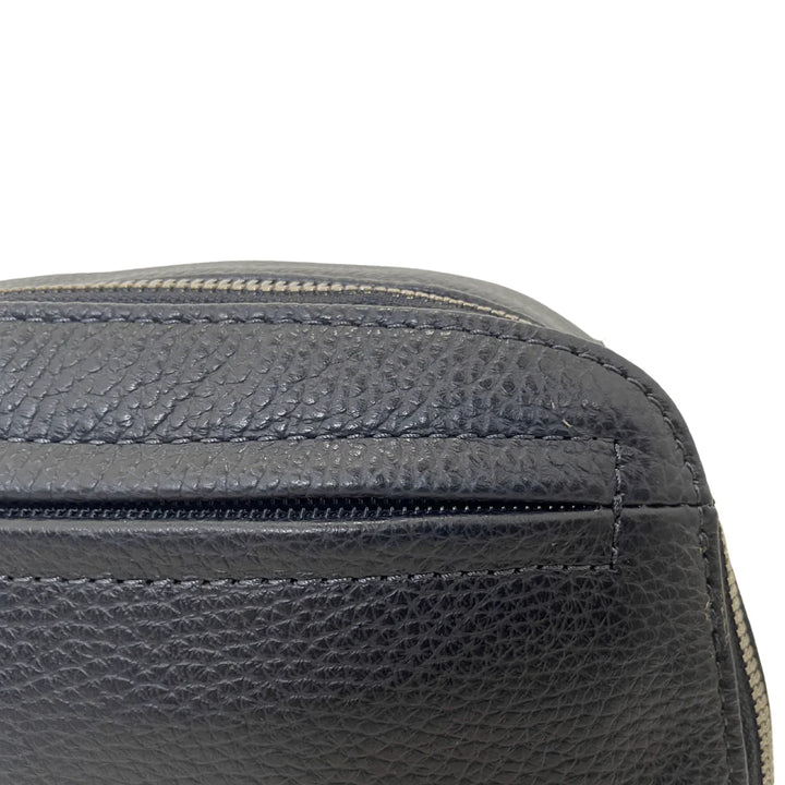 Details van het leer #kleur_navy