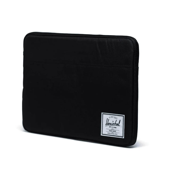 Voorzijde Herschel Anchor laptop sleeve blakc #kleur_black