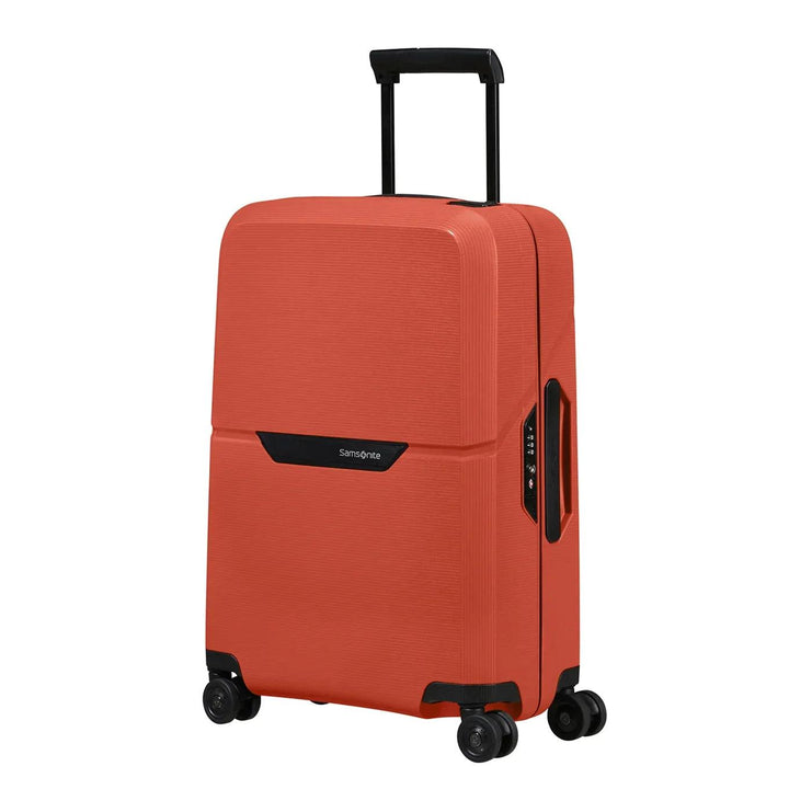 voorkant Samsonite Magnum handbagage op model #kleur_bright-orange