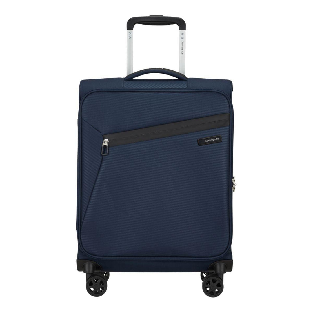 Samsonite - Litebeam Spinner Handbagage - Gielen Lederwaren Voorkant #kleur_midnight-blue