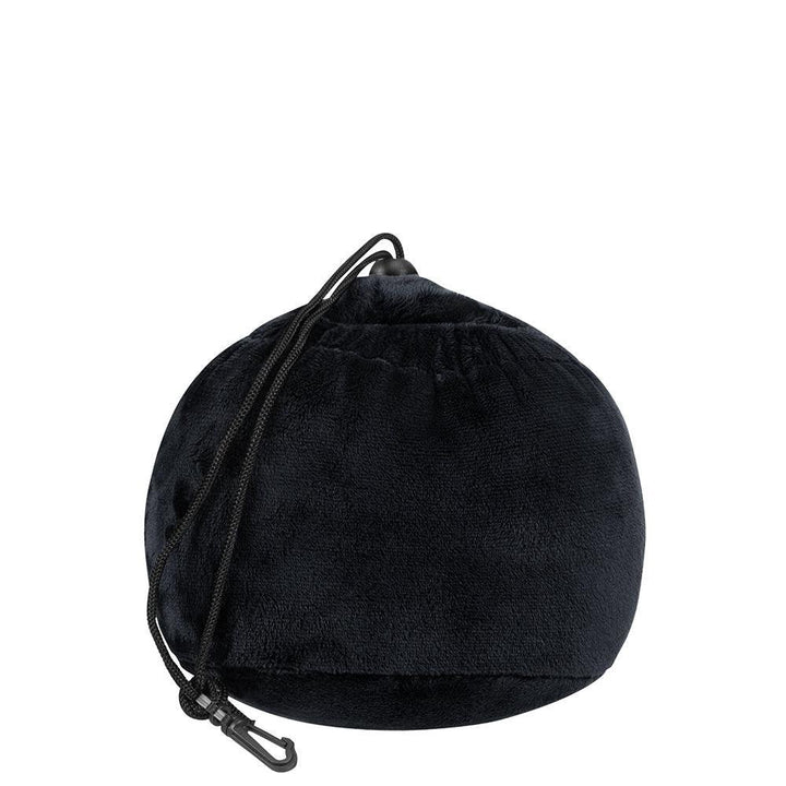 Opgevouwen Samsontie Travel pillow puch black #kleur_black