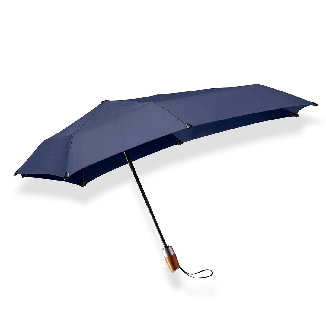 Voorkant Senz deluxe stormparaplu #kleur_midnight-blue