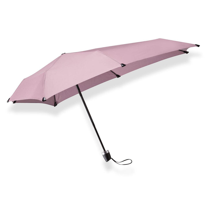 Voorkant senz manual stormparaplu pink#kleur_pink
